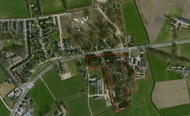 Het terrein van de Fliegerhorst in Teuge
