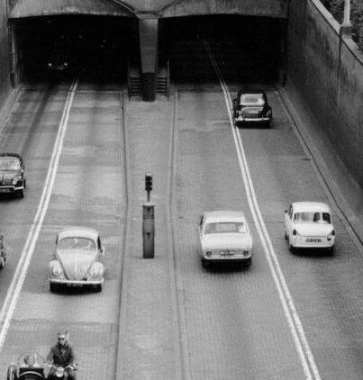De Maastunnel in Rotterdam