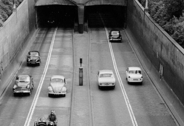 De Maastunnel in Rotterdam