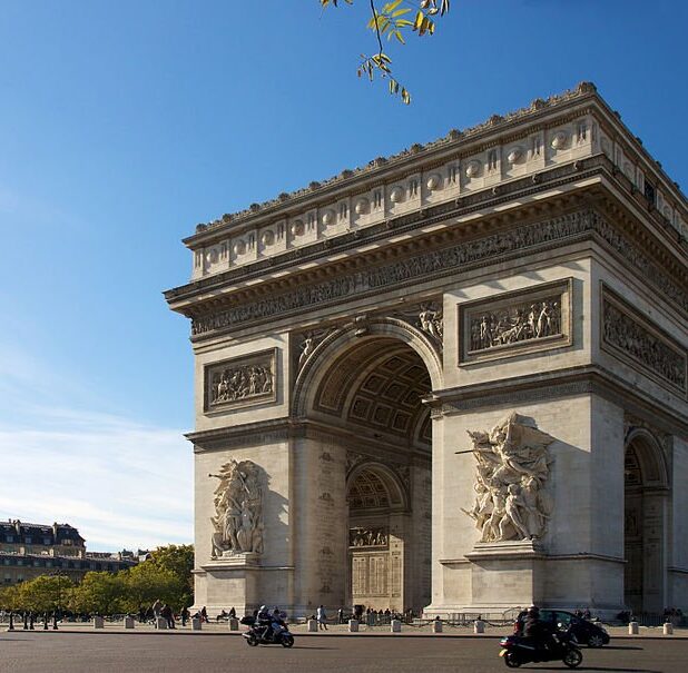 De Arc de Triomphe in Parijs in 2010