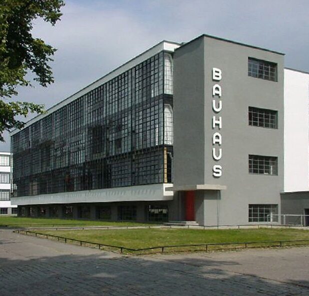 Het Bauhaus in Dessau, Duitsland