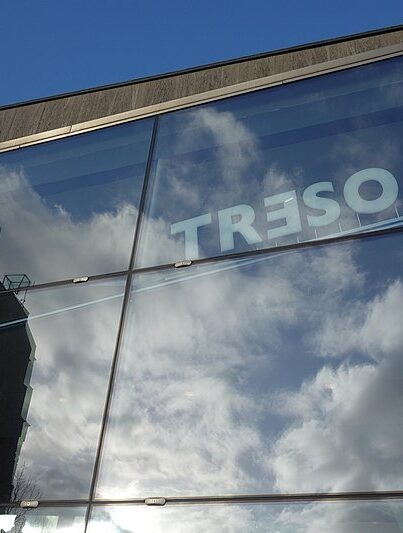 Het gebouw van Tresoar in Leeuwarden