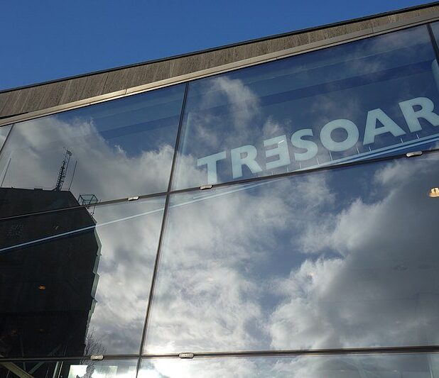 Het gebouw van Tresoar in Leeuwarden