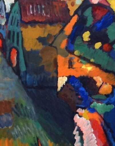 Bild mit Häusern Wassily Kandinsky