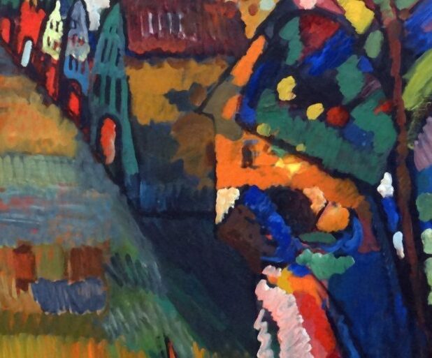 Bild mit Häusern Wassily Kandinsky