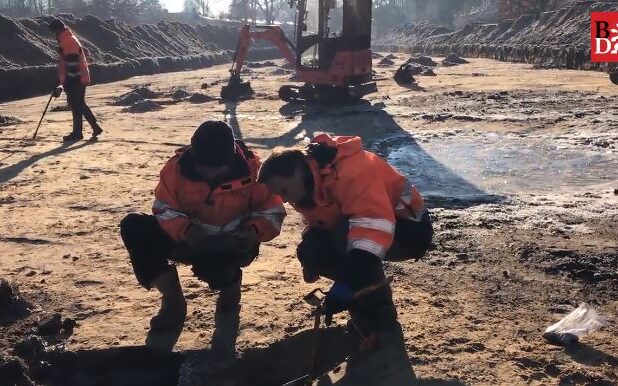 Archeologische opgraving op het Isabellaveld in Vught