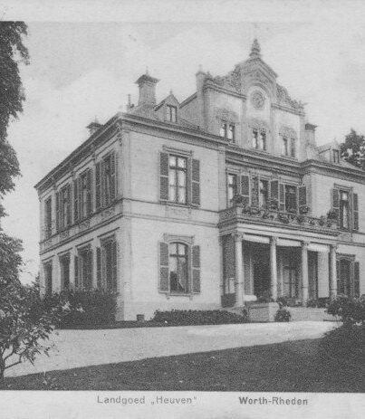 Het landhuis op het landgoed Heuven is in 1939 gesloopt