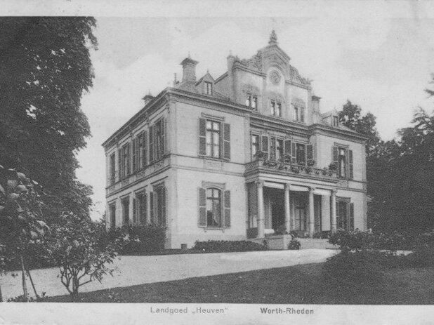 Het landhuis op het landgoed Heuven is in 1939 gesloopt