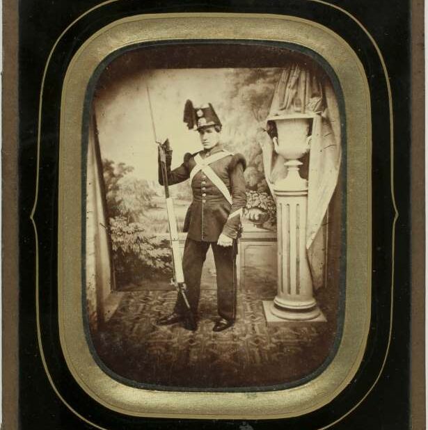 Foto van de Leidse fotograaf Jan Goedeljee, gemaakt door zijn zoon Johannes Goedeljee