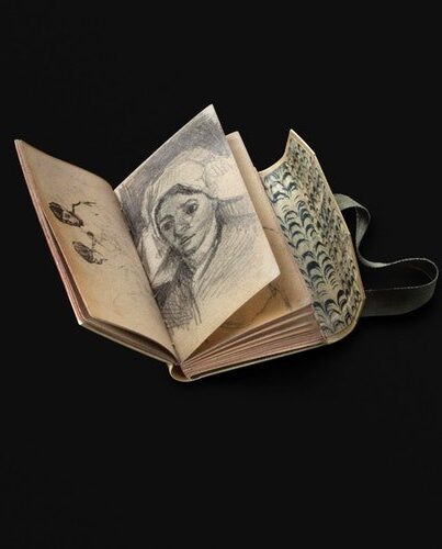 Een facsimile van een schetsboekje van Vincent van Gogh