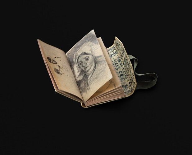 Een facsimile van een schetsboekje van Vincent van Gogh