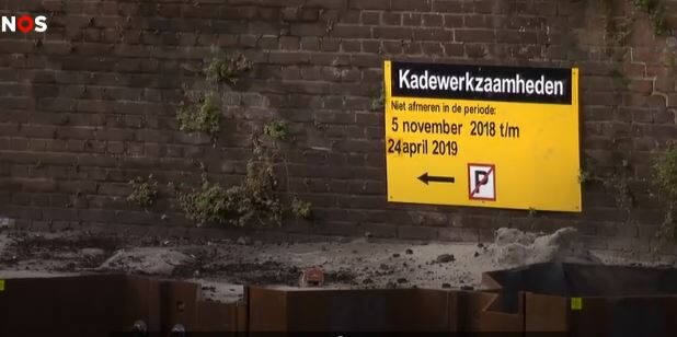 Kadewerkzaamheden in Amsterdam