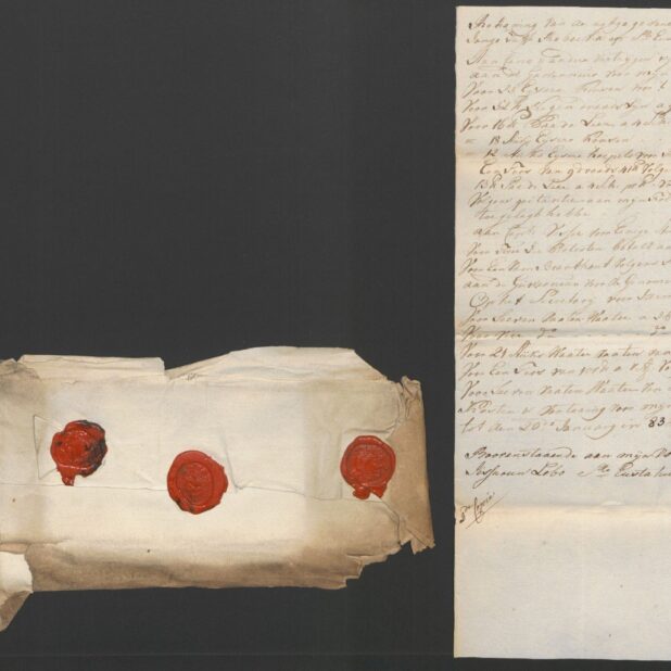 Een document uit de Prize Papers