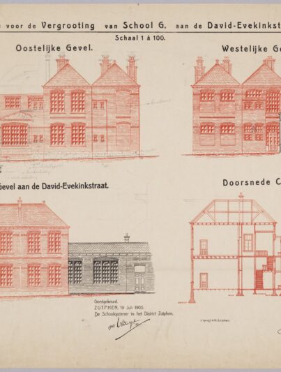 Bouwtekening Zutphen Beeld: David Evekink