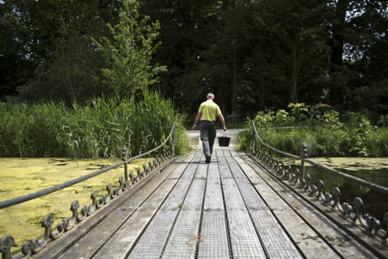Ook voor onderhoud aan een groen rijksmonument kan instandhoudingssubsidie worden aangevraagd. Hier de tuin van Kasteel Duivenvoorde in Voorschoten