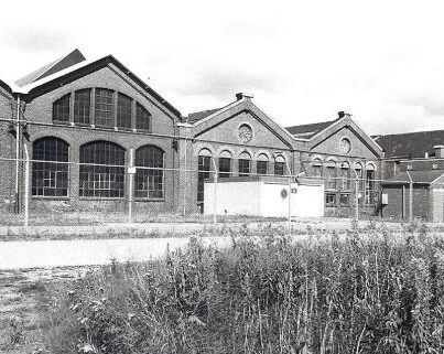 De centrale werkplaats 2 in de spoorzone in Zwolle (1986)