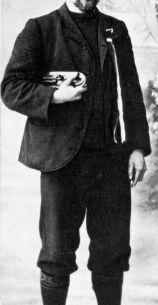 Minne Hoekstra, winnaar van de eerste Elfstedentocht in 1909