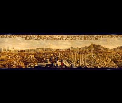 Gezicht op Palmyra, Allard Pierson Museum