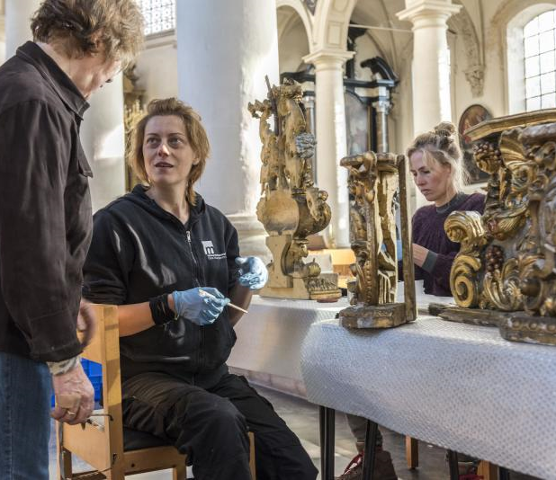 Schatten ontdekt in het begijnhof in Gent