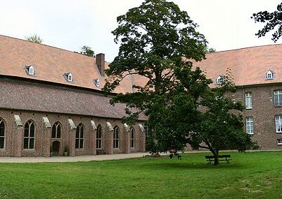 Het klooster Graefenthal bij de stad Goch in Duitsland (2010)