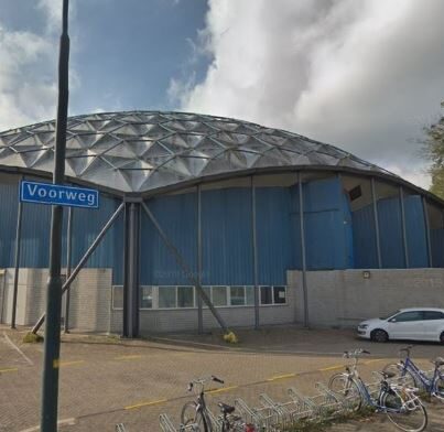 De Olympushal aan de Voorweg 107 in Zoetermeer