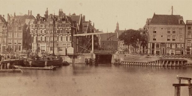 De Texelse Kade in Amsterdam (1861)