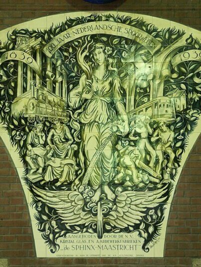 Tegeltableau station Maastricht