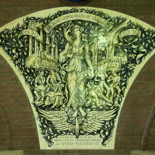 Tegeltableau station Maastricht
