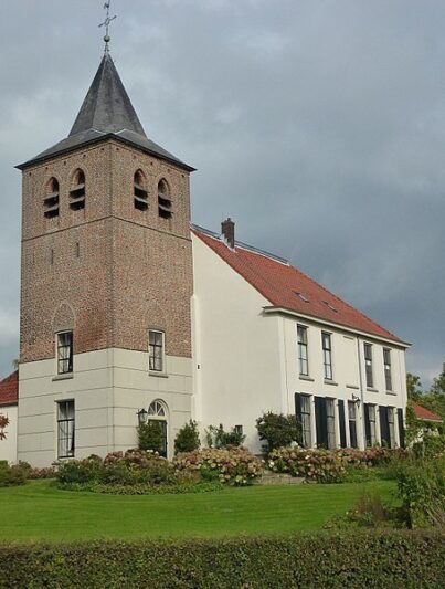 De hervormde kerk in Ooij