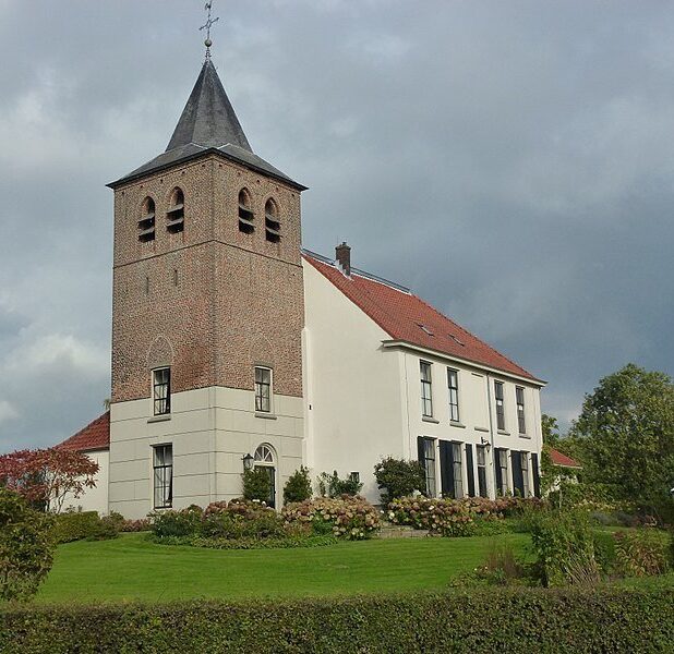 De hervormde kerk in Ooij