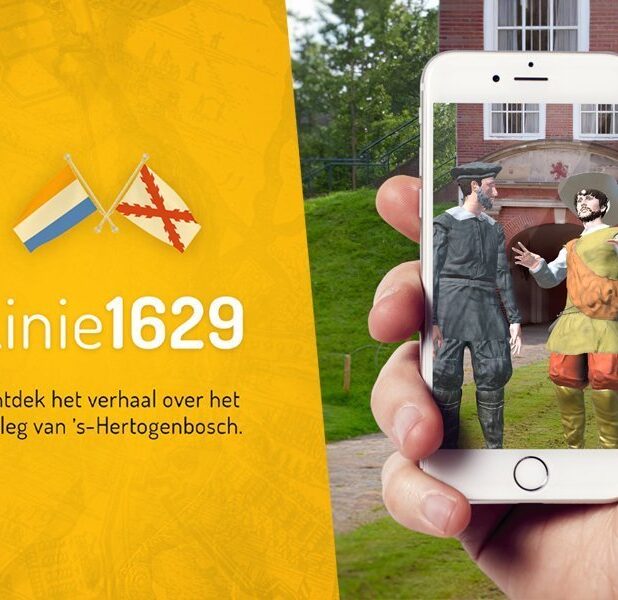 De route app van linie 1629 neemt je mee in een reis naar het Beleg van 's-Hertogenbosch