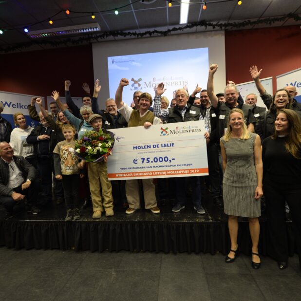 Molen De Lelie in Puttershoek wint BankGiro Loterij Molenprijs 2019