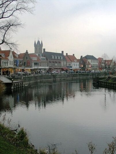 Zicht op Sluis, Zeeland