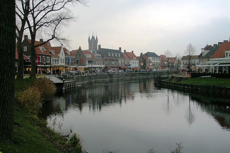 Zicht op Sluis, Zeeland