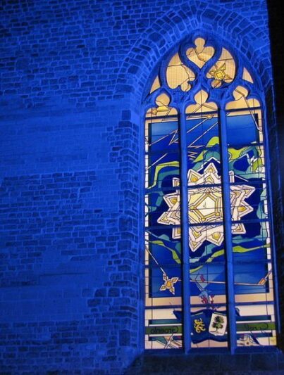 Glas-in-loodraam van Oude Calixtuskerk, Groenlo