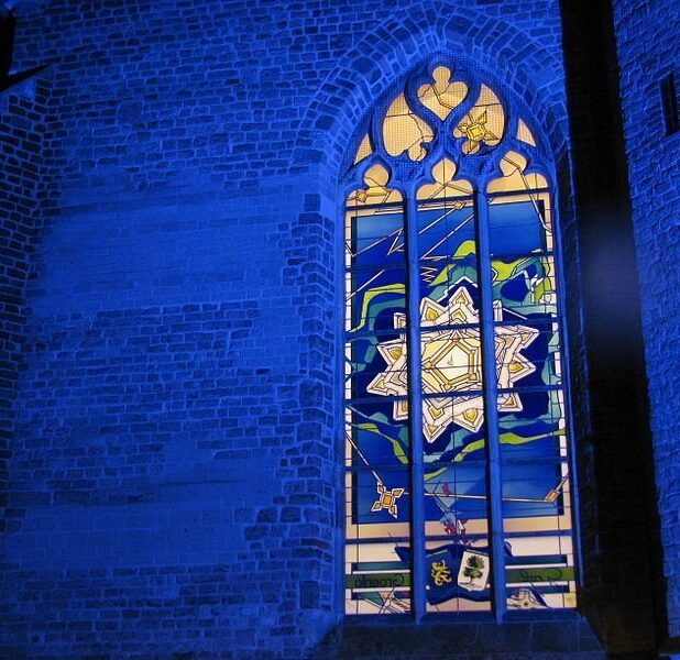 Glas-in-loodraam van Oude Calixtuskerk, Groenlo