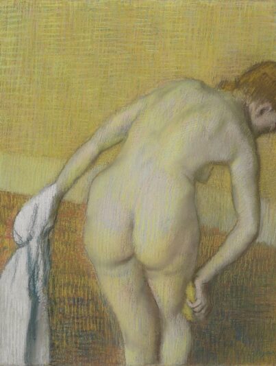 Badende vrouw, Degas