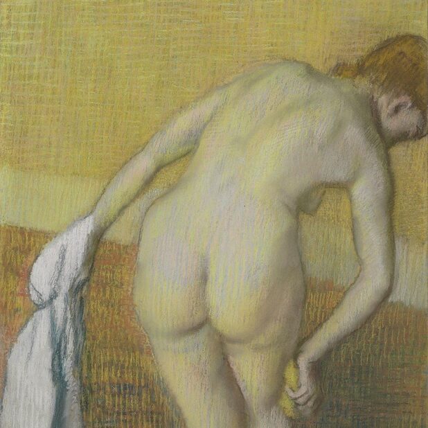 Badende vrouw, Degas