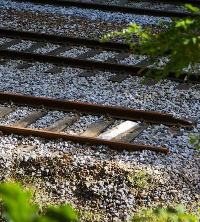 Referentiebeeld. Treinspoor.