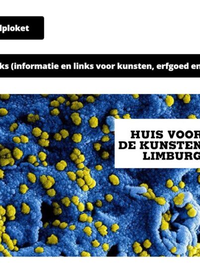 Corona Loket Huis van de Kunsten Limburg
