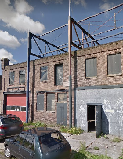 Voormalige houtfabriek in Lemmer.