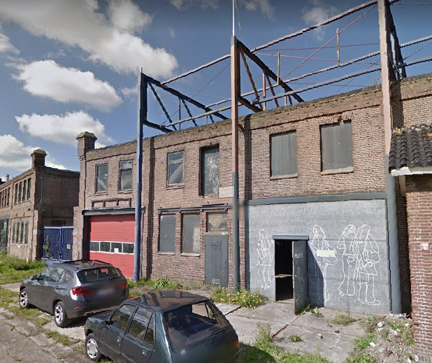 Voormalige houtfabriek in Lemmer.