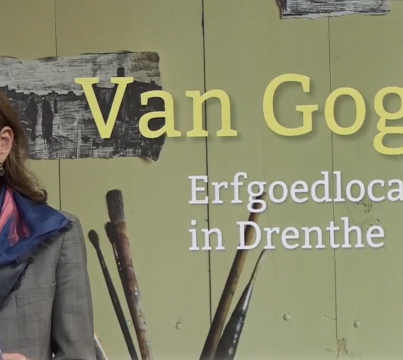 Directeur Van Gogh Museum Amsterdam bij presentatie van het onderzoek in Zweeloo.