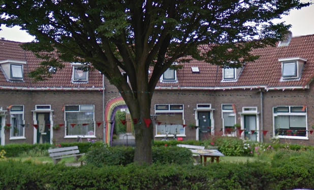 Arbeidershuizen aan de Julianastraat in Wageningen