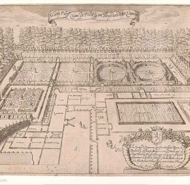 De tuinen van Kasteel Batestein.