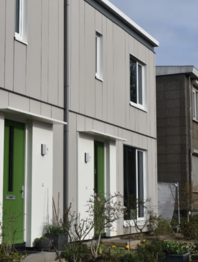 Nieuwbouw naast oudbouw in Jerusalem, Nijmegen: