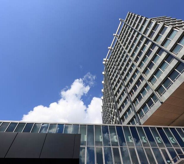 Voormalige hoofdkantoor van Philips, Eindhoven, 1963, architectenbureau Dirk Roosenburg