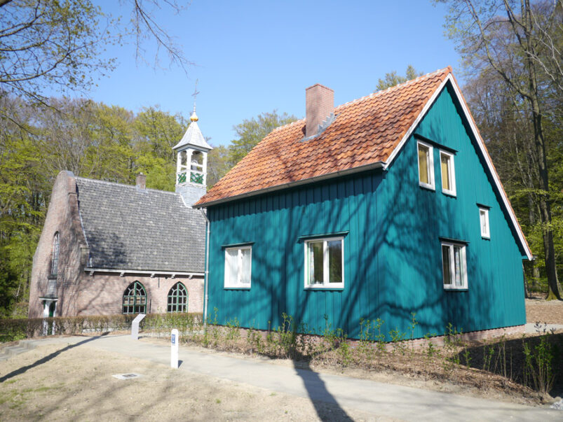Noorse geschenkwoning afkomstig uit Raamsdonksveer in het Nederlands Openluchtmuseum