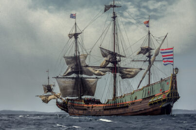 Historic 17th century VOC sailing ship Batavia - Reconstructed by Willem Vos in Lelystad the Netherlands - Batavia Museum - Photo by: Jaap Roskam , Jacob Roskam in't Veld - www.bataviaphotos.com